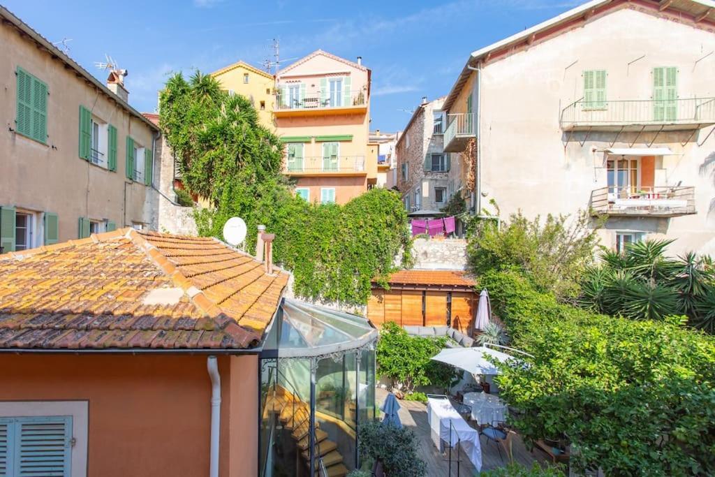 #40 Bright Sea View Suite For 6 2Mins Walk Port & Sea Villefranche-sur-Mer Exterior photo